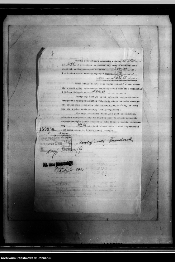 Obraz 11 z jednostki "Podania osadników z parcelacji polskiej o zmniejszenie zadłużenia na podstawie art. 16. rozporządzenia Prezydenta Rzeczpospolitej z dnia 24.X.1934 r. z terenu powiatu inowrocławskiego"