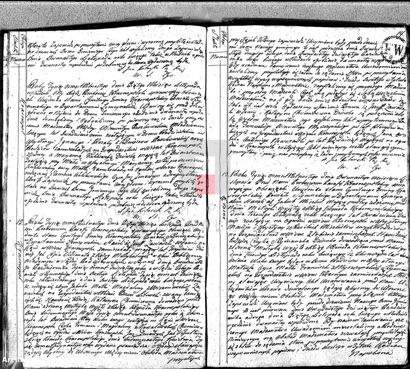 image.from.unit.number "Akta Gminy Krasnopolskiey Pttu Seyn. Depptu Łomżyńskiego 1815. Małżeństwa."
