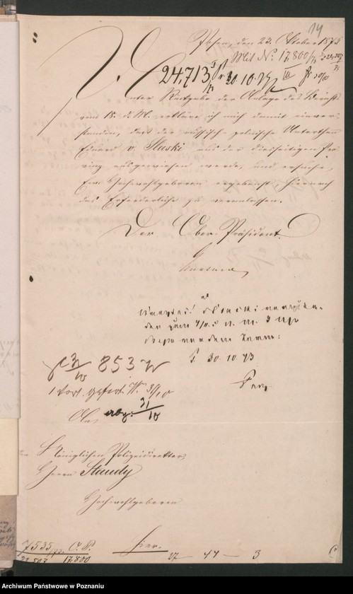 Obraz 18 z jednostki "A. betr. den Ausländer Eduard von Slaski"