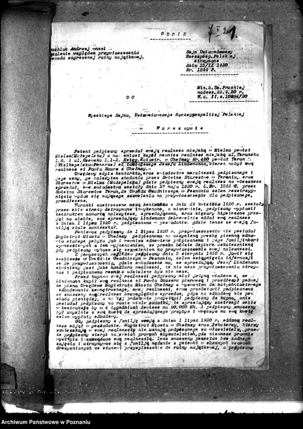 Obraz 5 z jednostki "Przewłaszczenia"