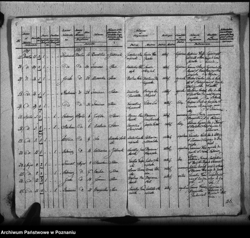 Obraz 6 z jednostki "Liber baptisatorum, copulatorum, mortuorum"