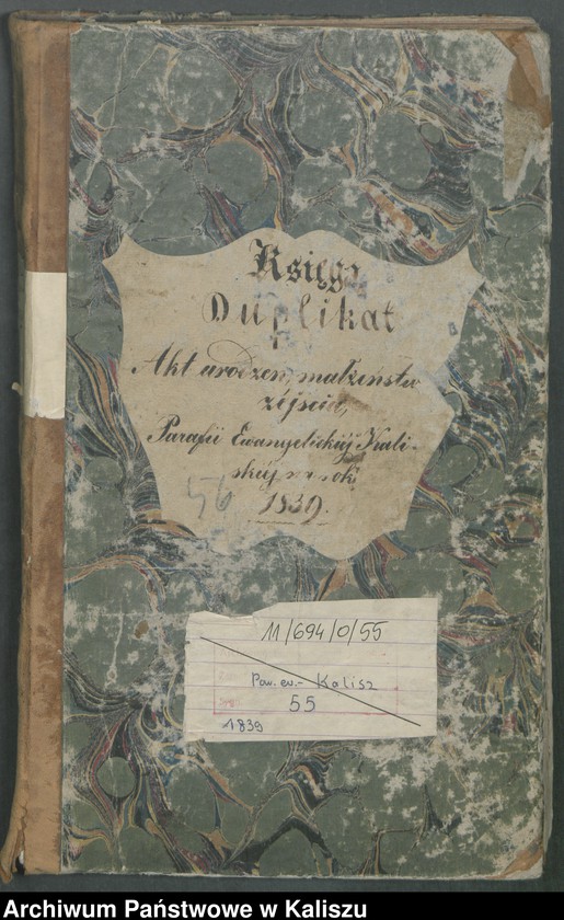 image.from.unit.number "Księga duplikat akt urodzeń, małżeństw i zejścia"