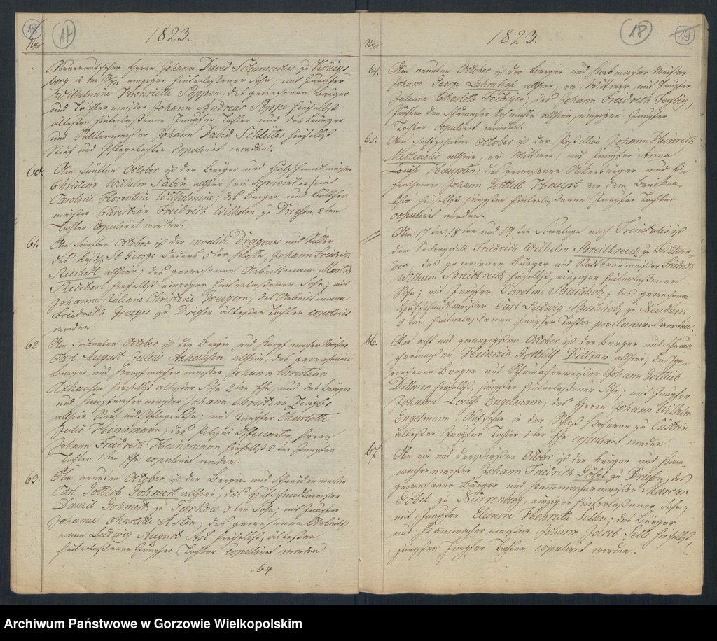 image.from.unit.number "Duplikate der Kirchenbücher der Hauptkirche zu Landsberg an der Warthe"