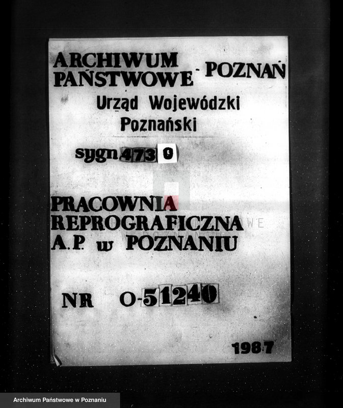 Obraz 1 z jednostki "Gospodarstwo rolne w Goraju pow. czarnkowski własność hr Hochberg później warsztat ślusarski P. Pietza w Obornikach nr woj. kotła 5236"