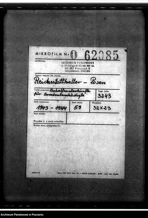 Obraz 2 z jednostki "Behelfsunterkünfte für Bombenbeschädigte"