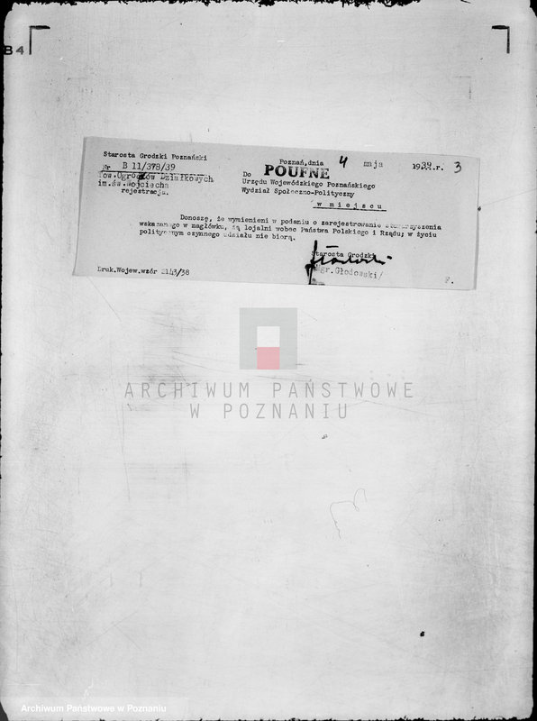 Obraz 9 z jednostki "/Towarzystwo Ogrodu Działkowego i Hodowli Drobnego Inwentarza im. św. Wojciecha w Poznaniu/"