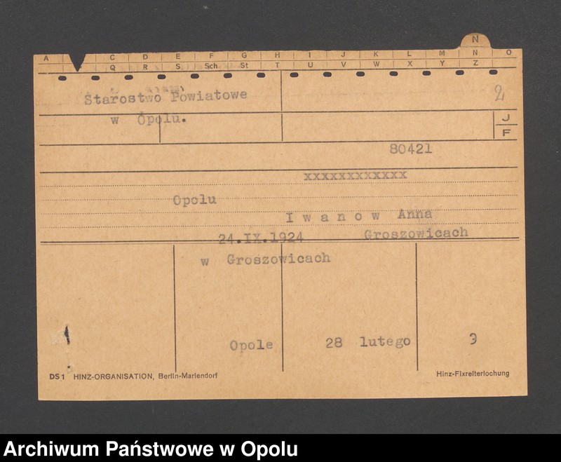 Obraz 4 z jednostki "[Niestolik Pauline, ur. 12.12.1891, zam. Oberwalden]"