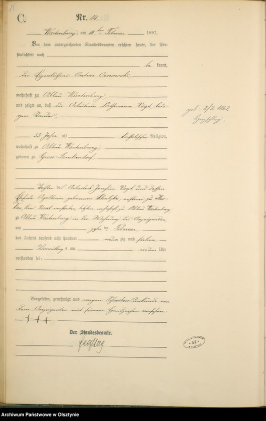 image.from.unit.number "Sterbe-Haupt-Register Nr 1 - 149"