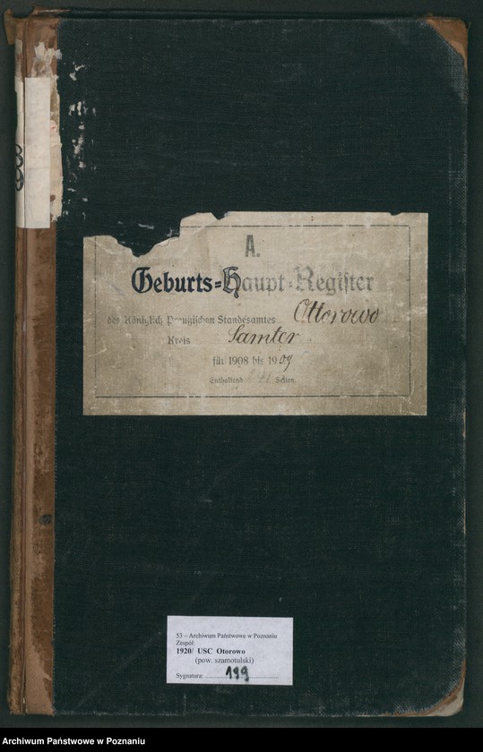 Obraz 2 z jednostki "Geburts-Haupt-Register"