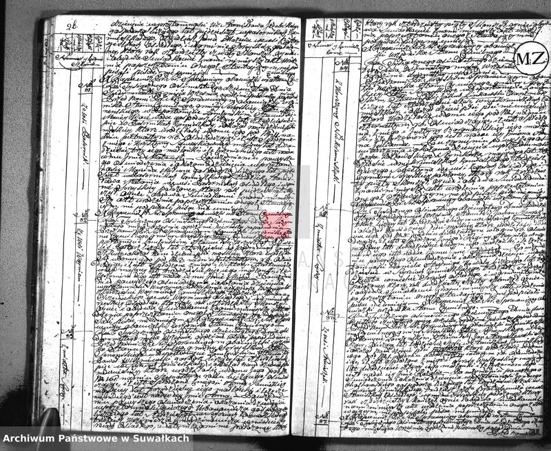 image.from.unit.number "Akta urodzonych gminy sereyskiey od 1-go maja 1809"