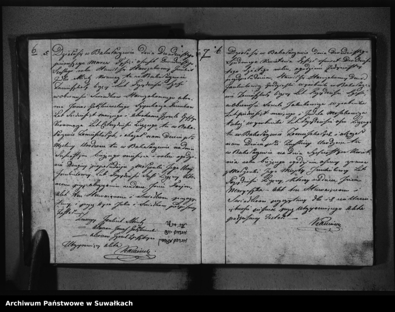 image.from.unit.number "Akta Urodzonych, Umarłych i Zaślubionych Urzędnika Stanu Cywilnego Wyznania Mojżeszowego Okręgu Bakałarzewo 1826"