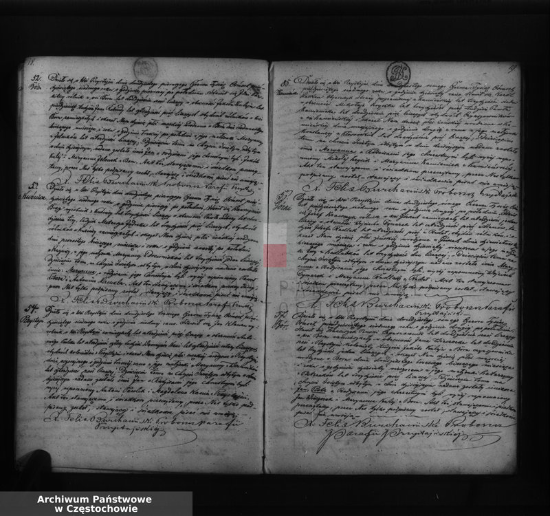 image.from.unit.number "Księga duplikat [akt] urodzonych, zaślubionych i zmarłych Parafii Przystajń w okręgu częstochowskim, dekanacie krzepickim z roku 1857"