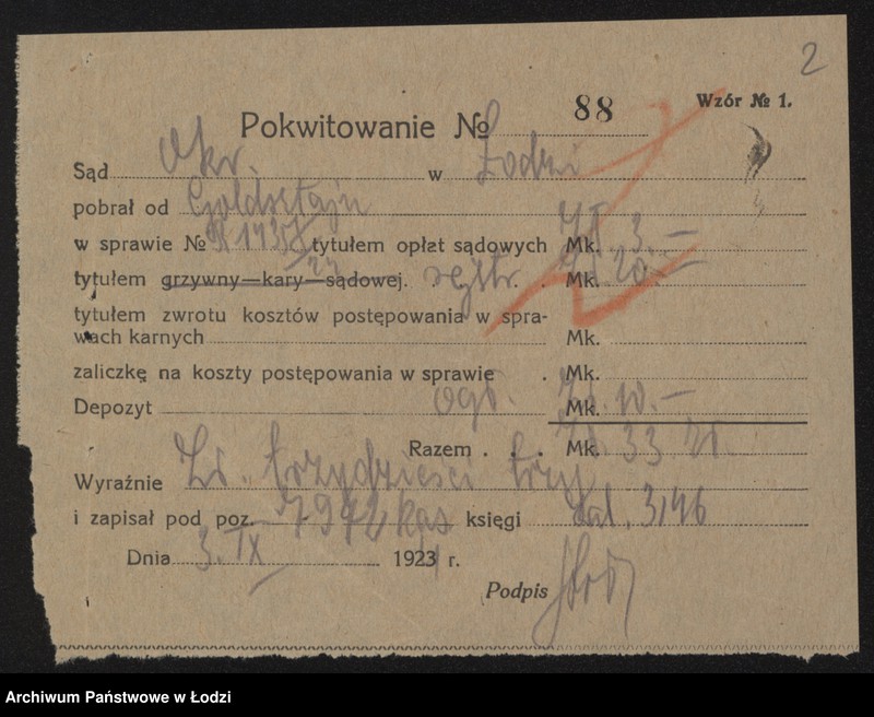 Obraz 4 z jednostki "Henoch Goldstein – sprzedaż drzewa. Zgierz"