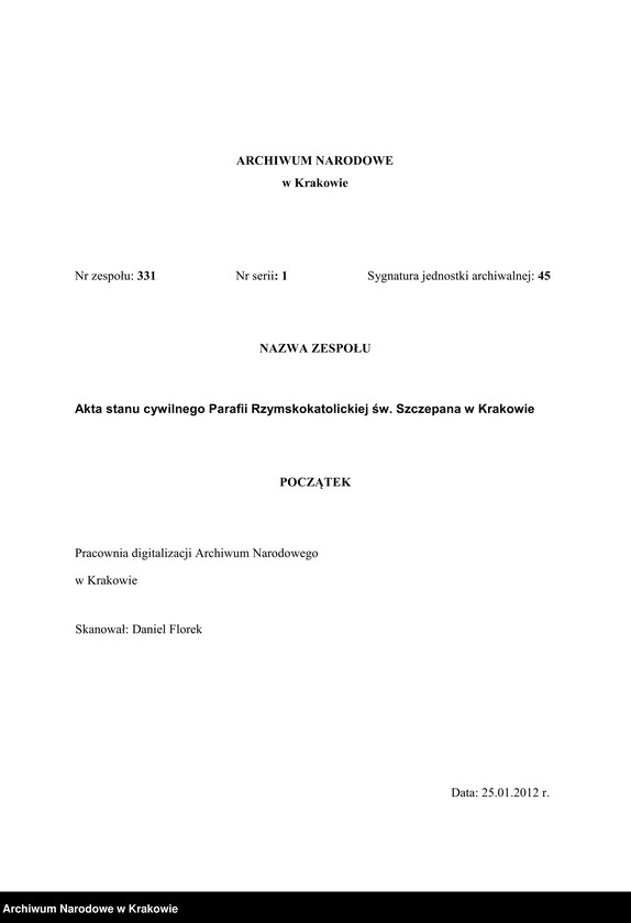 Obraz 1 z jednostki "[Akta urodzeń]"