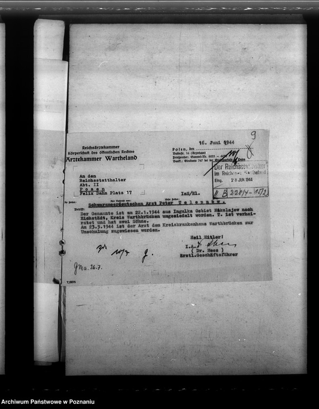 Obraz 13 z jednostki "Notdienstverpflichtung der Ärzte"