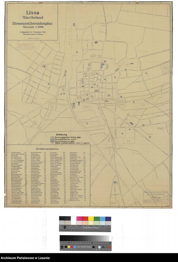 Obraz 9 z kolekcji "Jak zmieniało się Leszno? Plany miasta Leszna w zasobie Archiwum"
