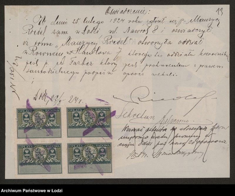 Obraz 15 z jednostki "Maurycy Riedel- sprzedaż chemikali i farb"