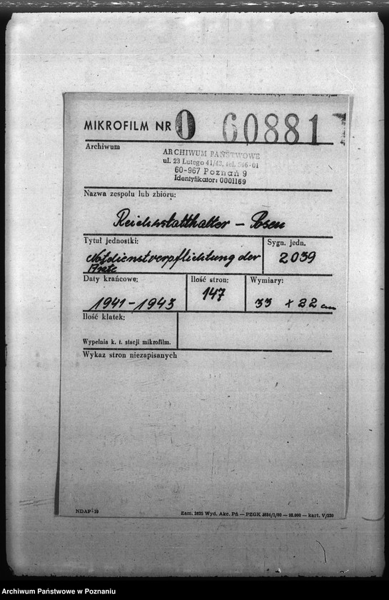 Obraz 2 z jednostki "Notdienstverpflichtung der Ärzte"