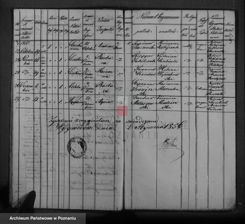 image.from.unit.number "Księga urodzeń, małżeństw i zgonów"