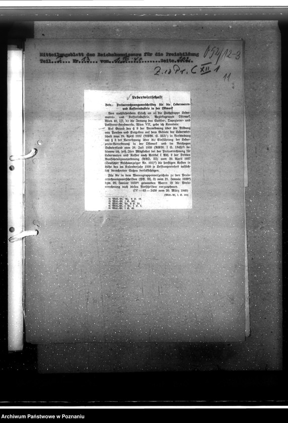 Obraz 15 z jednostki "Laderwirtschaft - Regelung der Lederpreise"