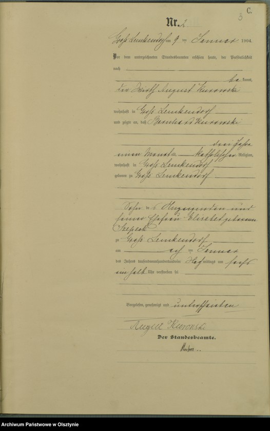 image.from.unit.number "Sterbe-Haupt-Register Nr 1 - 64"