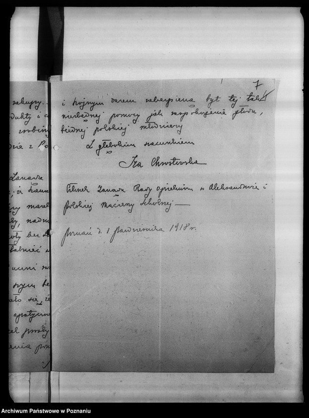 Obraz 9 z jednostki "Korespondencja różna Komitetu dla Bezdomnych uchodźców."