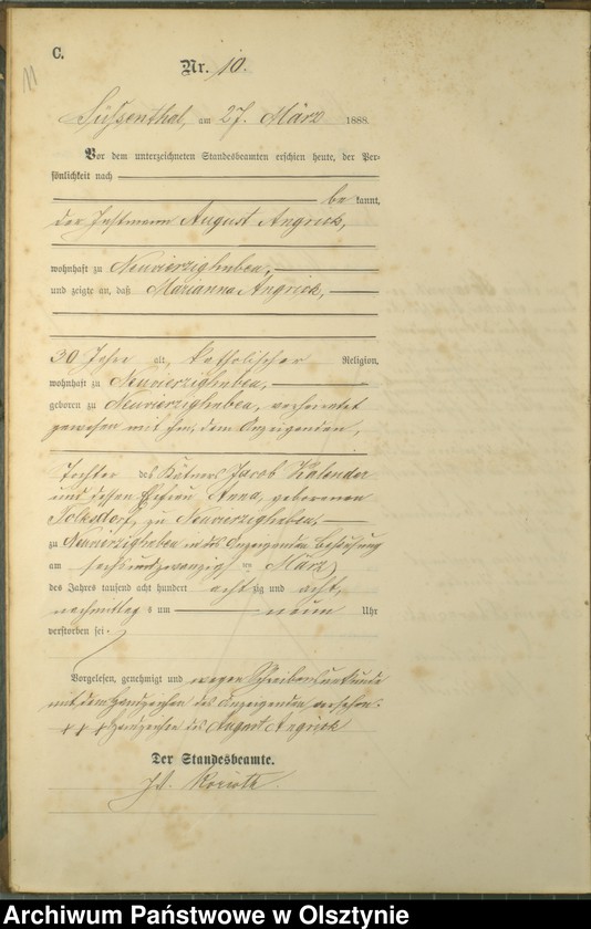 image.from.unit.number "Sterbe-Haupt-Register nr 1 - 52"