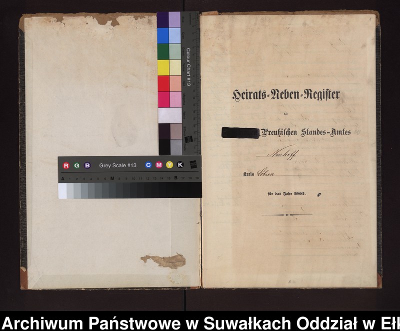 image.from.unit.number "Heirats-Neben-Register des Preussischen Standes-Amtes Neuhoff Kreis Loetzen"