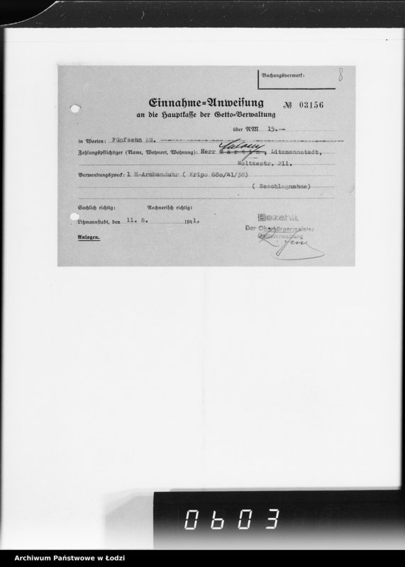 Obraz 9 z jednostki "Rechnungen für Schmucksachen"