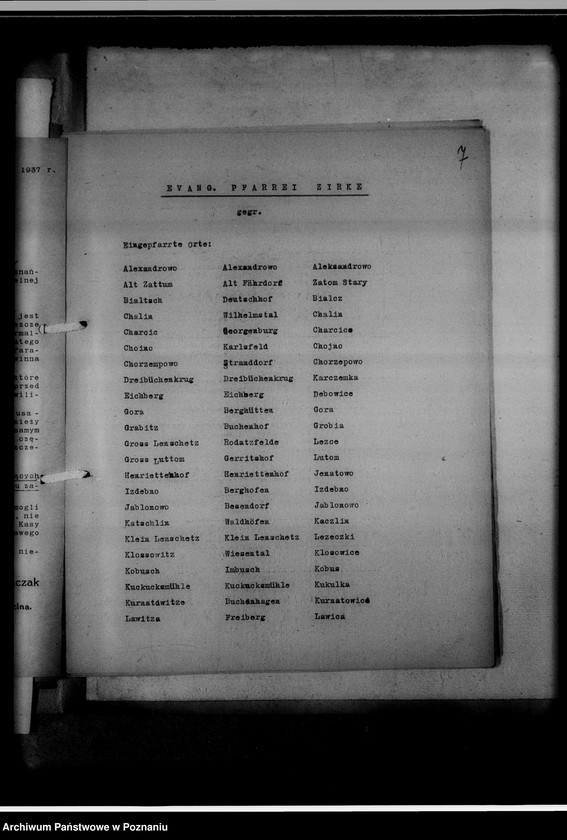 image.from.unit.number "Kreissippenamt Birnbaum [Międzychód]. Bücher evangelischer Kirchen, Altlutheraner, Bücher katholischer Kirchen, Zivilstandsregister, Seelenlisten, Zweitschriften"