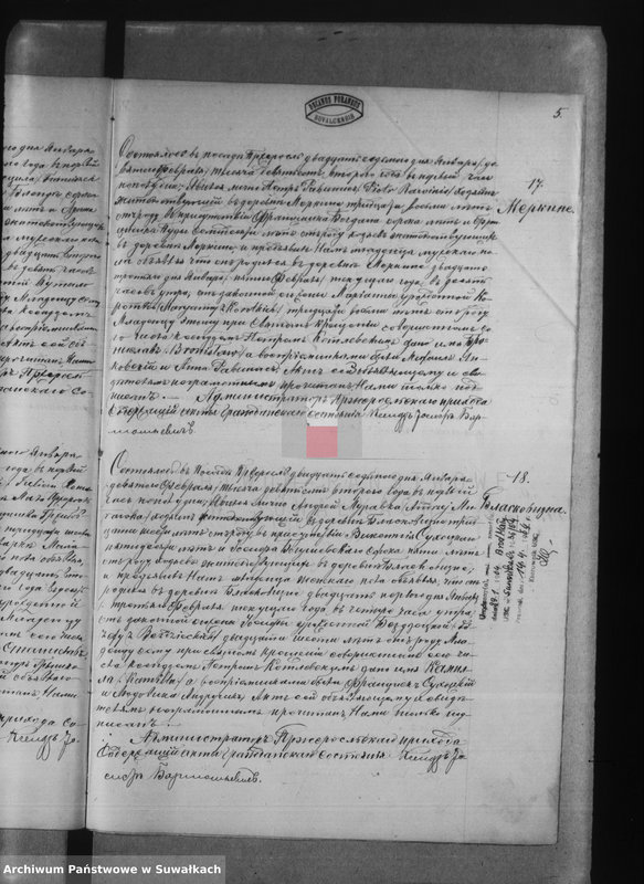 image.from.unit.number "Księga urodzenia, małżeństw i zejścia 1902 r. Przerośl"