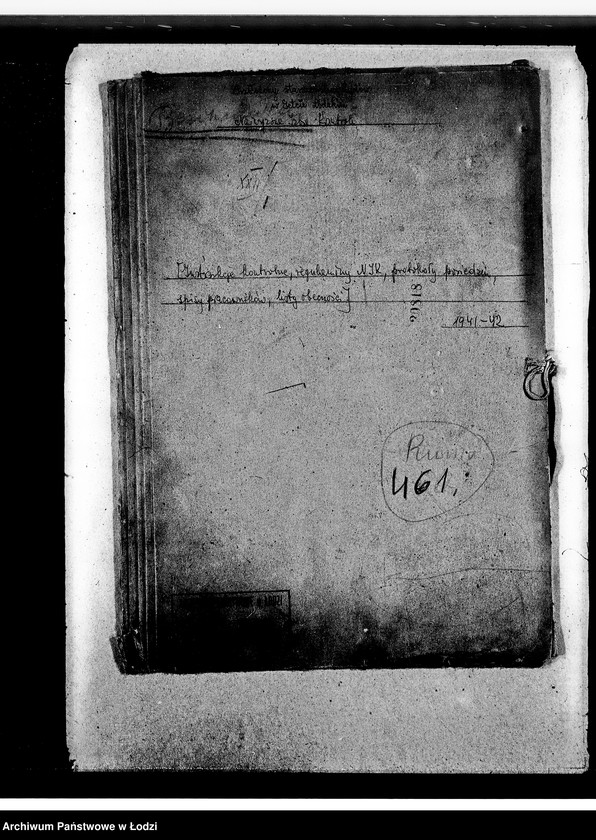 Obraz 3 z jednostki "[Instrukcje kontrolne, regulaminy Najwyższej Izby Kontroli, protokoły posiedzeń, spisy pracowników, listy obecności]"