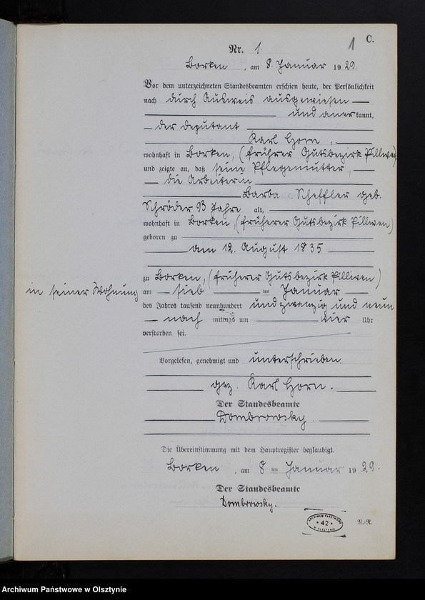 image.from.unit.number "Sterbe-Neben-Register Nr 1 - 13 [ Księga zgonów - wtóropis ]"