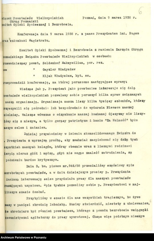 Obraz 9 z jednostki "Związek Weteranów Powstań Narodowych - obchód 17 rocznicy powstania."