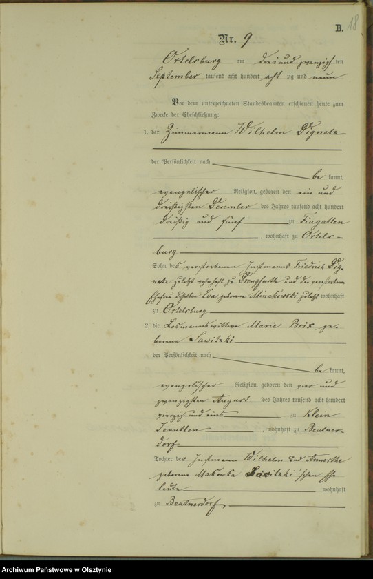 image.from.unit.number "Heiraths-Haupt-Register Nr 1 - 14"