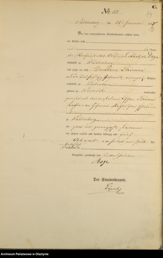 image.from.unit.number "Haupt-Sterbe-Register Nr 1 - 115"