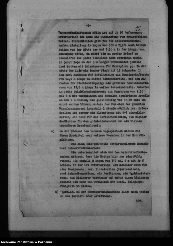 Obraz 18 z jednostki "Zakład dla chorych na gruźlicę w Gostyninie - plany założenia"