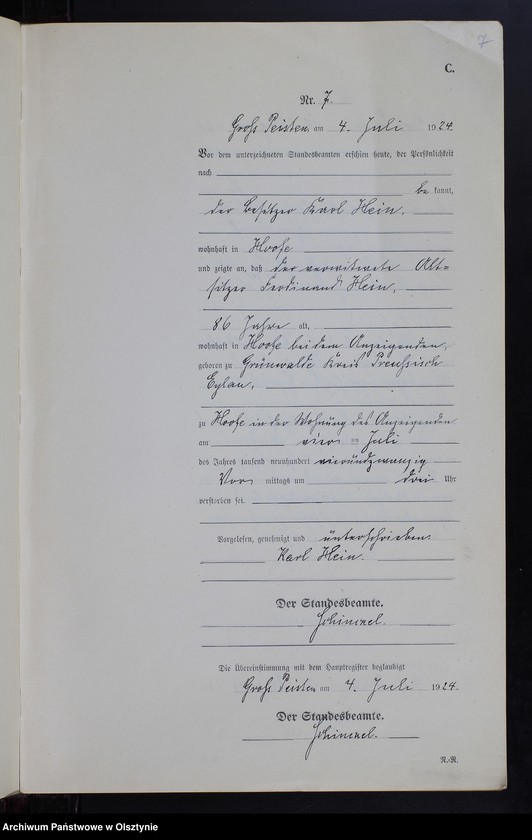 image.from.unit.number "Sterbe-Neben-Register Nr 1 - 14 [ Księga zgonów - wtóropis ]"