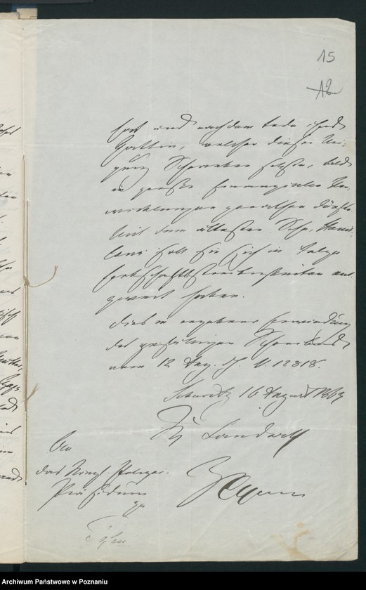 Obraz 19 z jednostki "A. betr. die Familie Czapski"