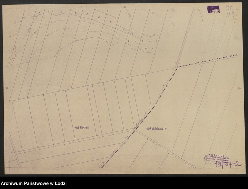 Obraz 2 z jednostki "Plan m. Łodzi 1:2000, odbitki. Sekcja SO 58"