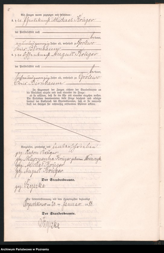 Obraz 13 z jednostki "Księga małżeństw"