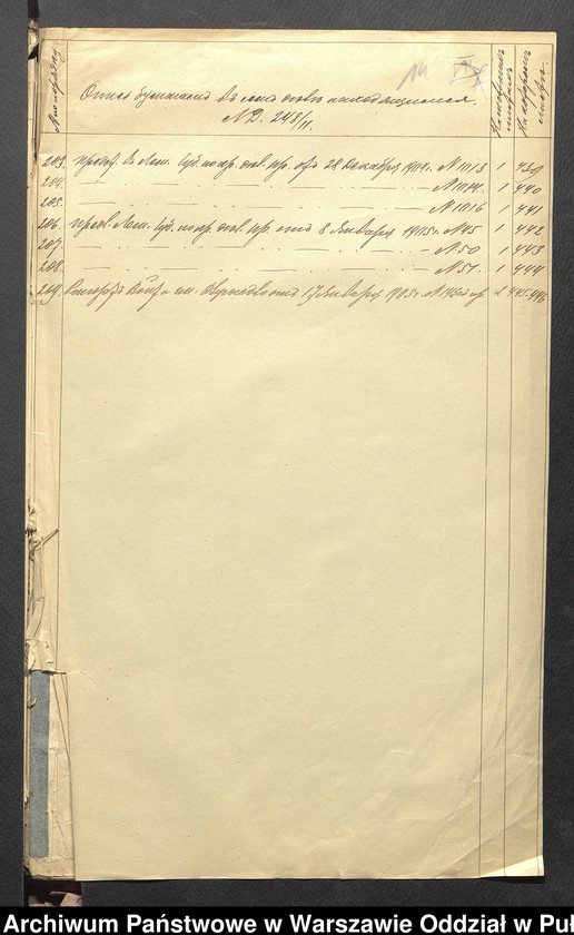 image.from.unit.number "O urządzaniu chłopów byłej rządowej wsi kolonialnej Ostry Kół, Ruda, Sewerynka, gm. Długosiodło, wchodzącej przy opublikowaniu ważnych dekretów z dnia 19 lutego, 12 marca 1864 r. (Skład prywatnej własności Brańszczyk podległej Józefowi Załęskiemu)"