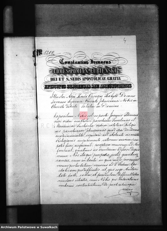 image.from.unit.number "Dowody do Akt Małżeństw Parafii Jeleniewskiej z roku 1866."