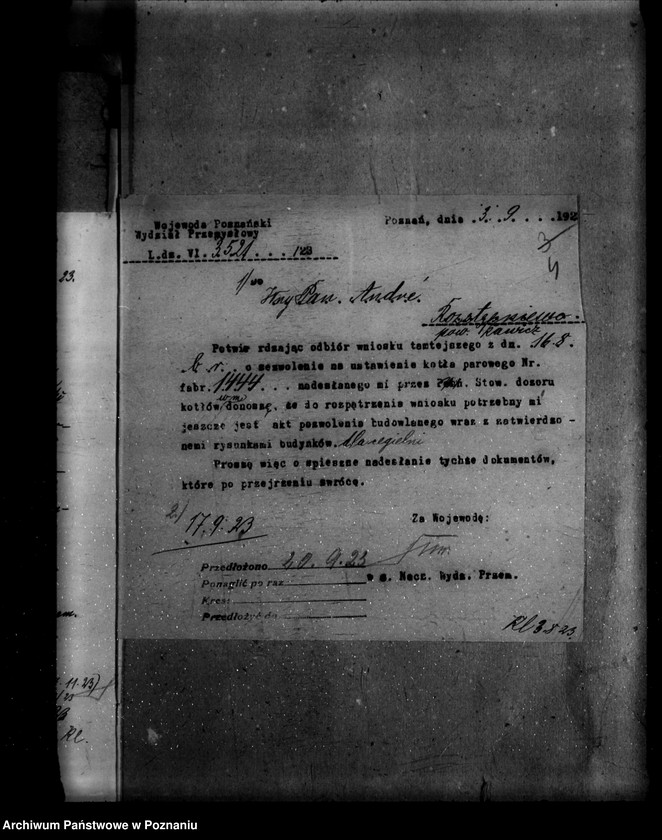 image.from.unit.number "Tartak T. Kowalskiego w Jutrosinie powiat rawicki nr woj. 177"