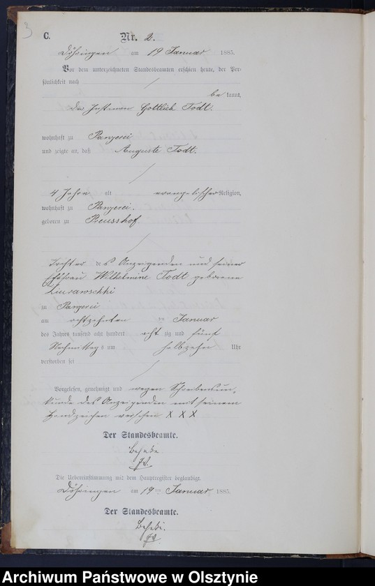 image.from.unit.number "Sterbe-Neben-Register Nr 1 - 76"