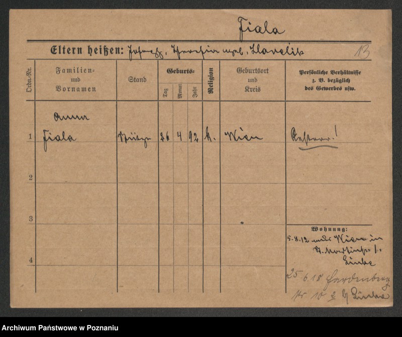 Obraz 15 z jednostki "Fiala - Ficzen (Fitschen)"