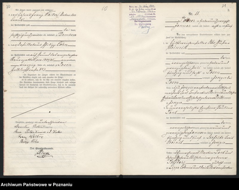 Obraz 13 z jednostki "Księga małżeństw"