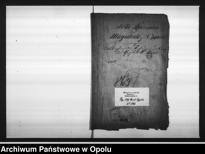 Obraz 4 z jednostki "Acta Specialia des Magistrats zu Oppeln wegen Abnahme der Rechnungen und Casse des Hospitals St: Alexi"