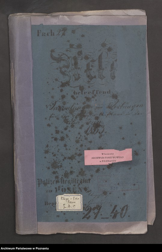 Obraz 2 z jednostki "A. betr. Sammlungen und Werbungen für den polnischen Aufstand in der Stadt Posen"