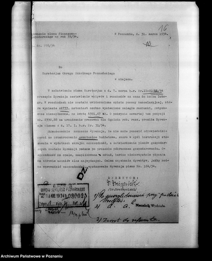 Obraz 20 z jednostki "Państwowe Gimnazjum imienia Bergera- Poznań [między innymi sprawozdanie z egzaminu dojrzałości eksternów]"